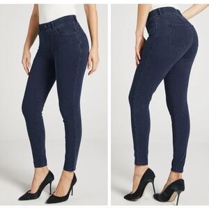 Betabrand Skinny Leg Yoga Denim Dark Indigo Jeans 4 Pocket